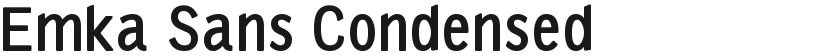 Emka Sans Condensed的封面图