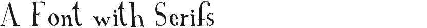 A Font with Serifs的预览图