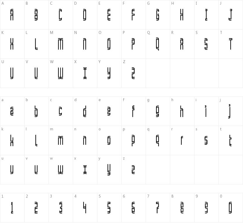 Transfer Window的字符映射图