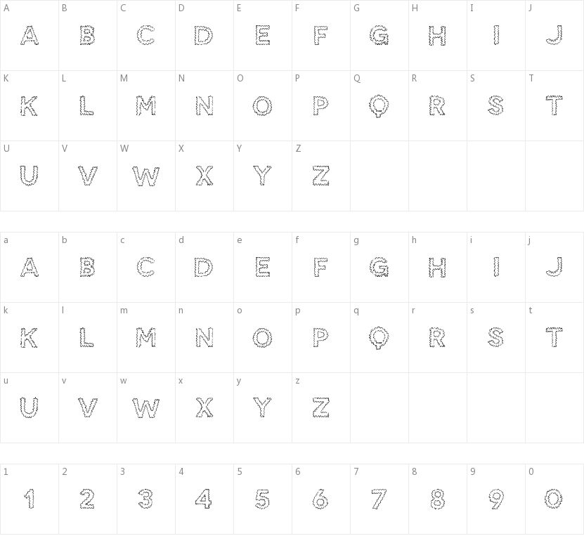 SnakeBite的字符映射图