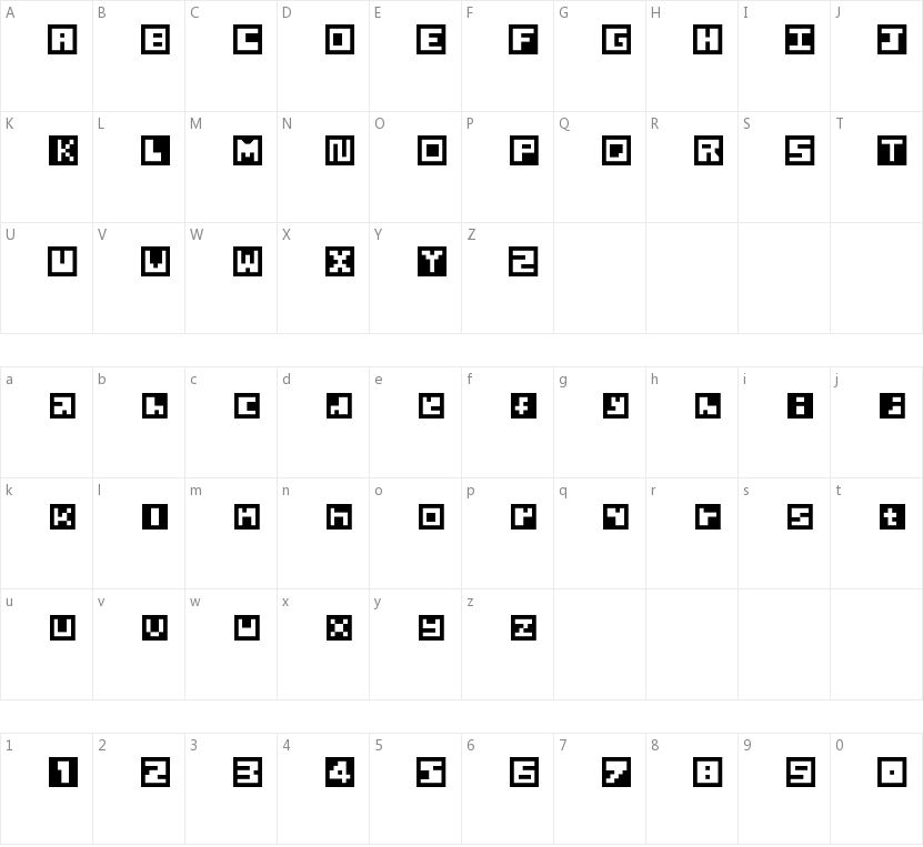 Luqman的字符映射图