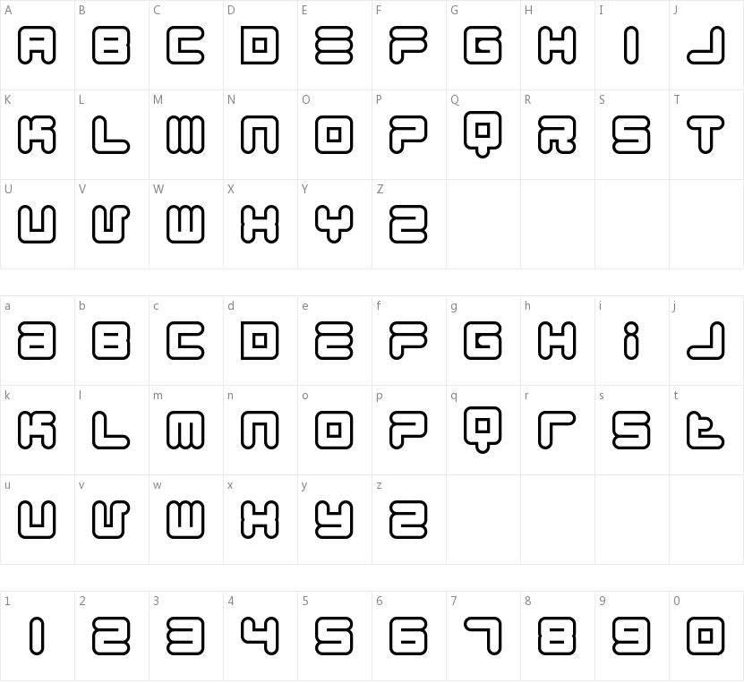 1900.80.5的字符映射图