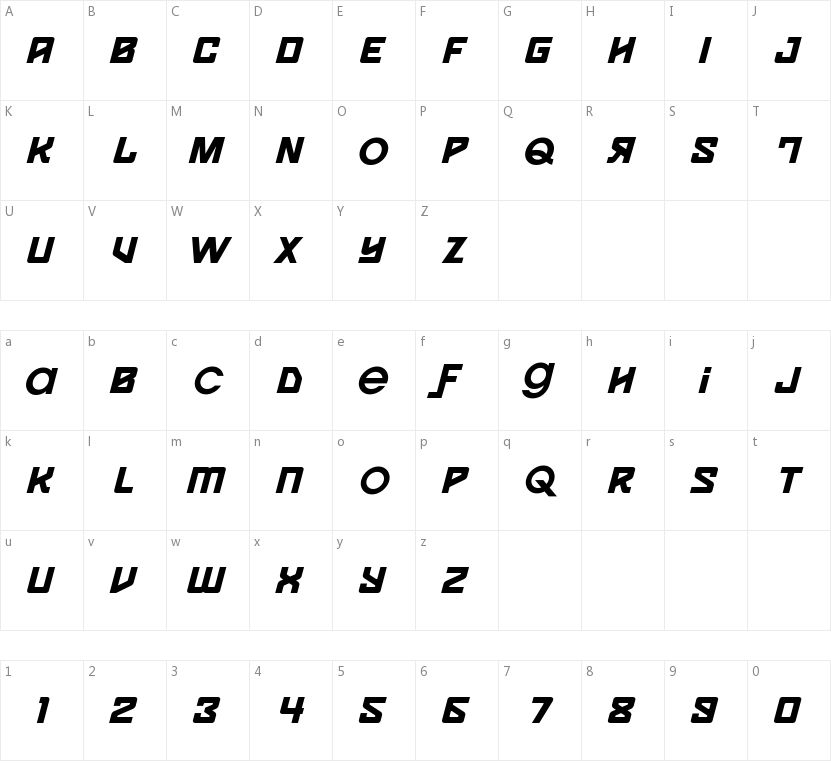 Spaceport One的字符映射图