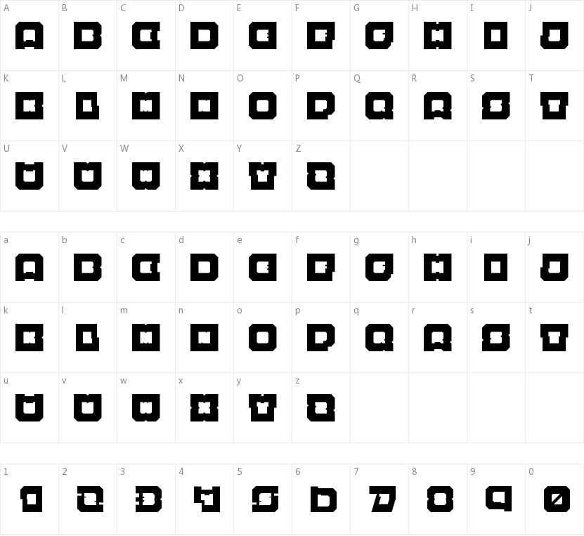 Cell Bloch的字符映射图