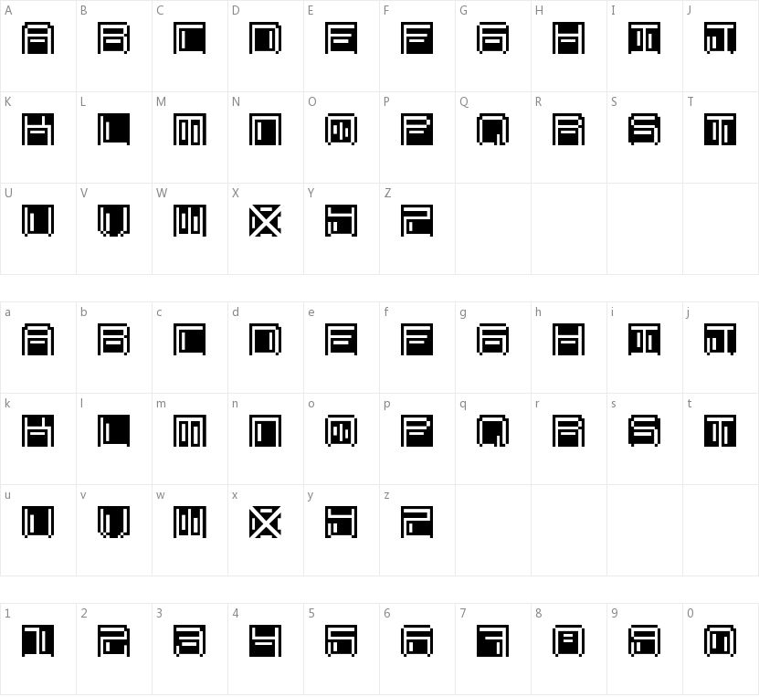 Ohmu的字符映射图