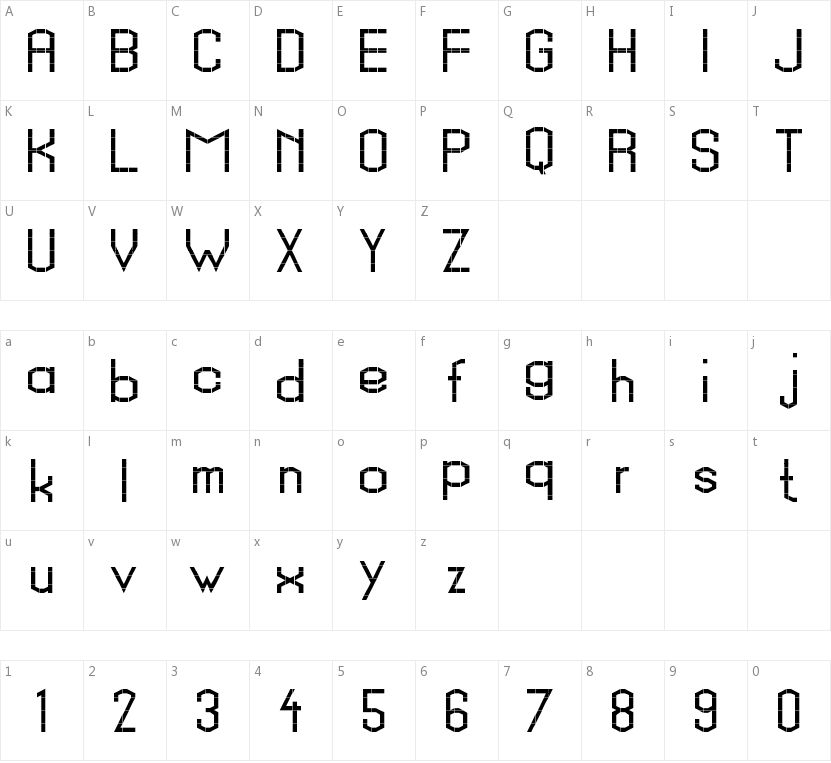 Schrottinger的字符映射图