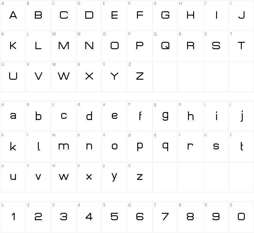 Plagiata的字符映射图