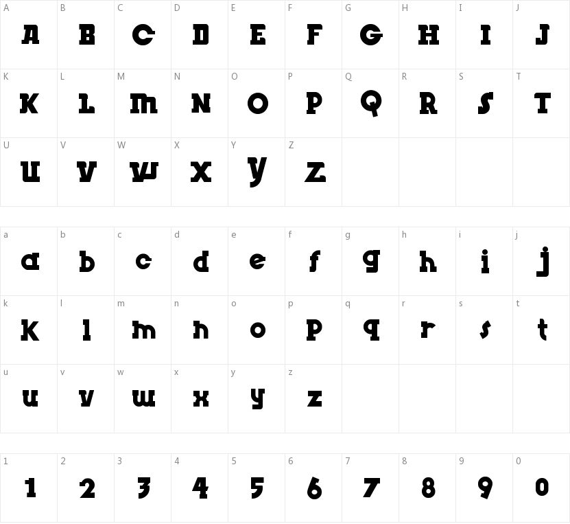 Insight Issue的字符映射图