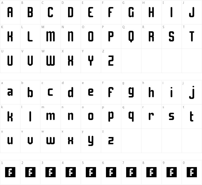 Solitude的字符映射图