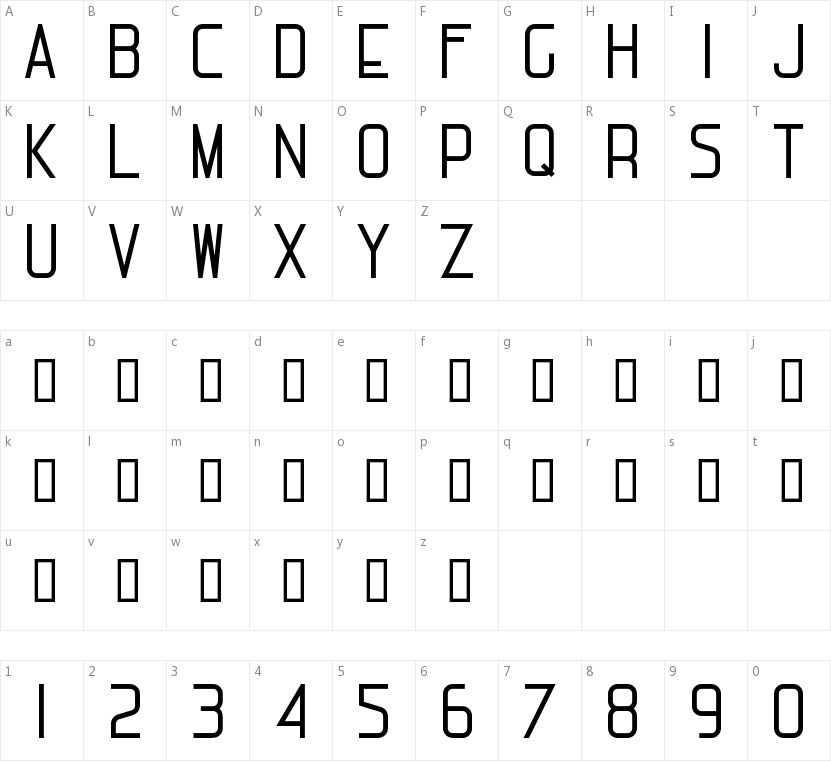 Michelucci的字符映射图