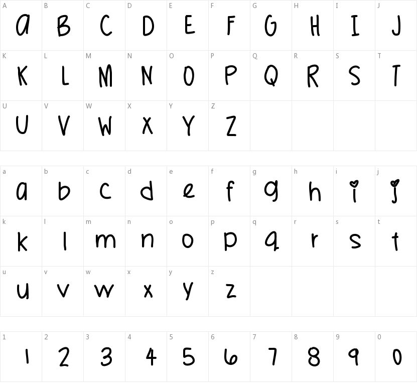 Mission Possible的字符映射图