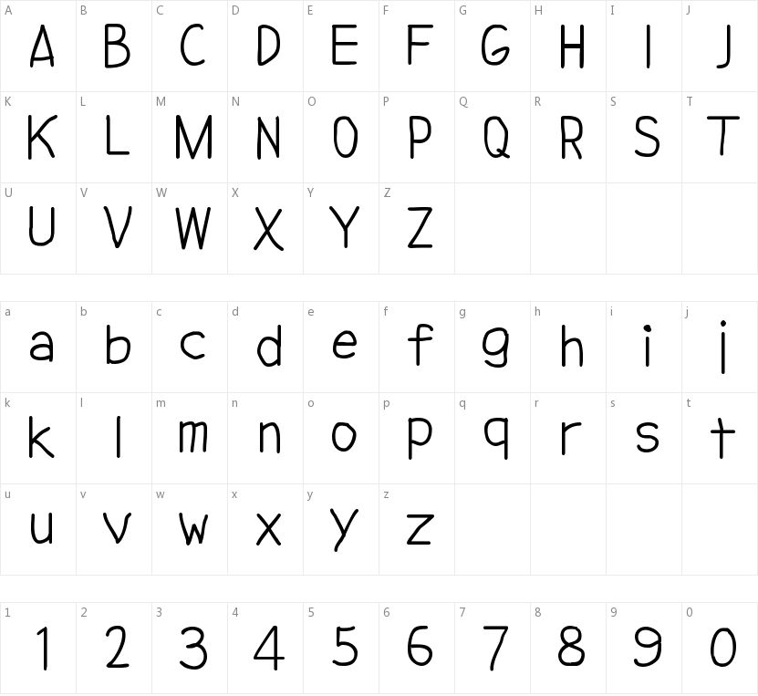 NipCen's Print Unicode的字符映射图