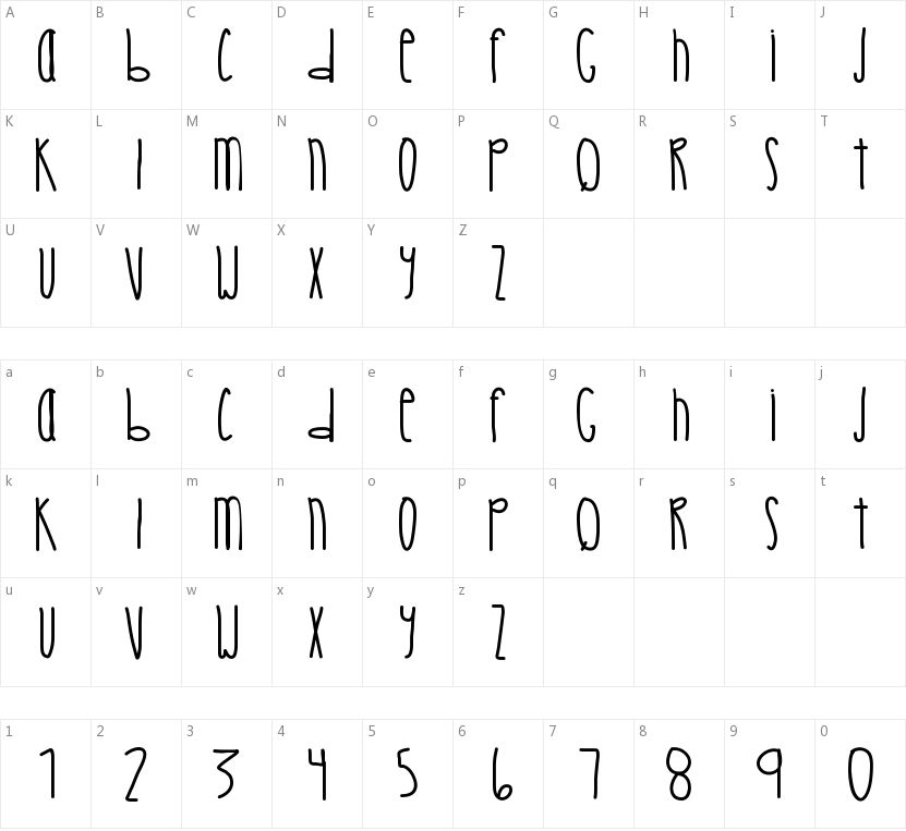 Crystal Castles的字符映射图