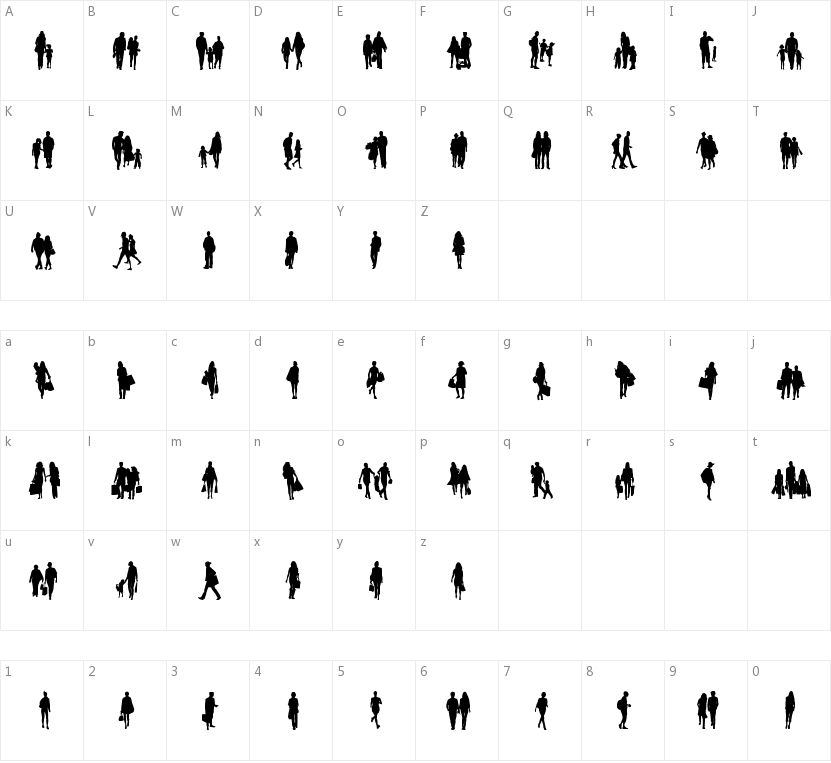 Townsfolk的字符映射图