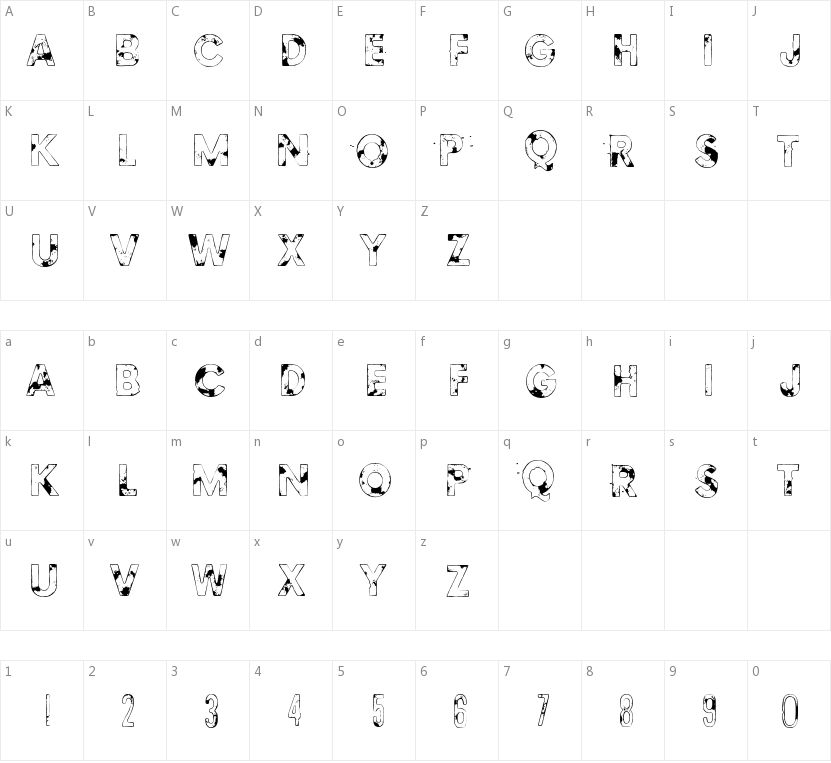 Methods of escape的字符映射图