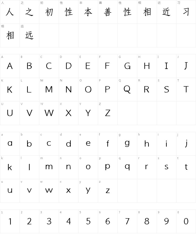 玉楮流芳古籍刻本的字符映射图