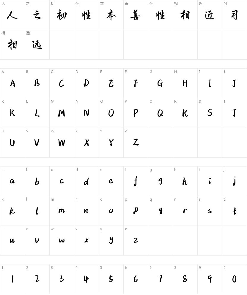 你别皱眉 我知进退的字符映射图