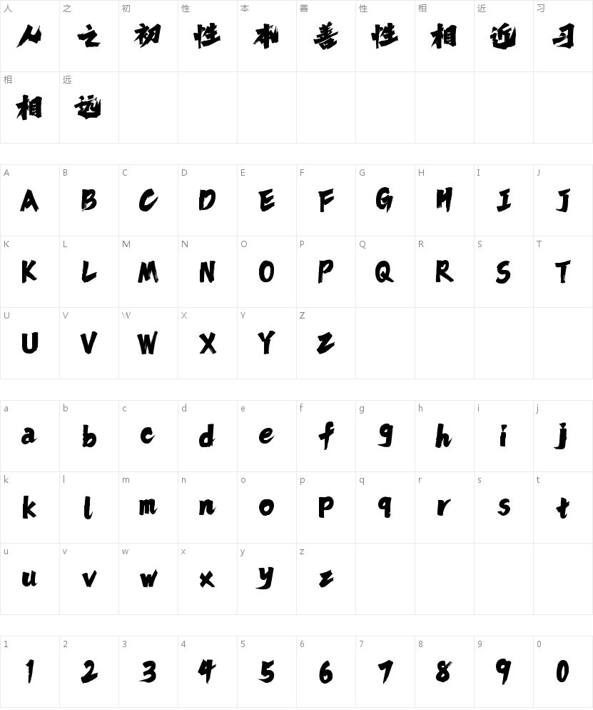 潮字社黯然销魂简繁-闪 挥洒的字符映射图