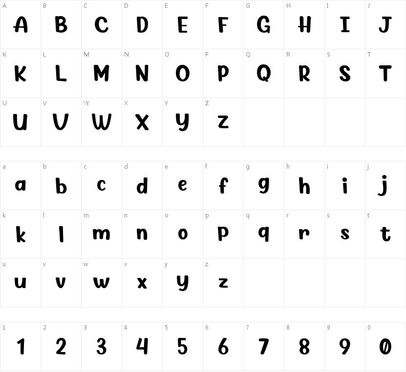 HFTangram-R的字符映射图