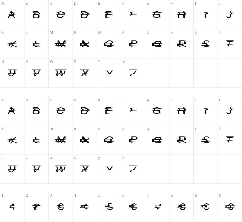 Misplaced的字符映射图