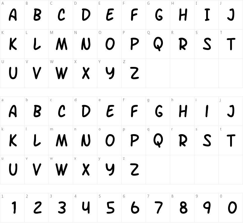 SF Arch Rival的字符映射图