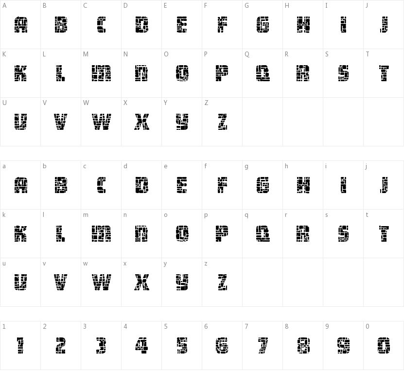 Dungeon的字符映射图