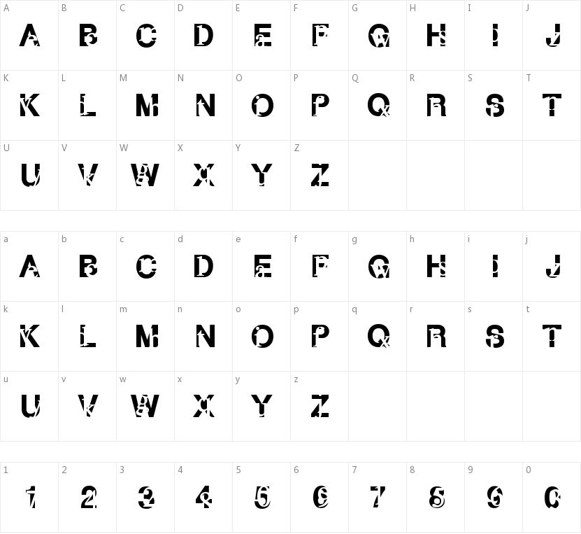 Subtext的字符映射图