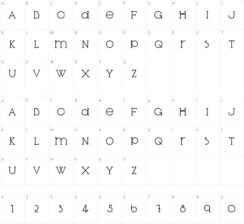 Diglossia Std的字符映射图