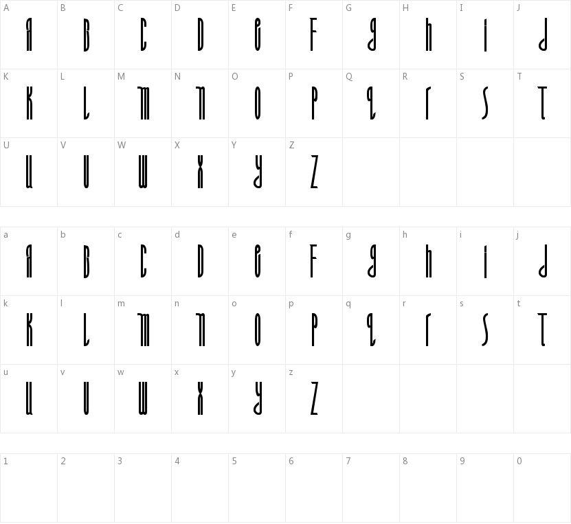 Grand Lethals的字符映射图