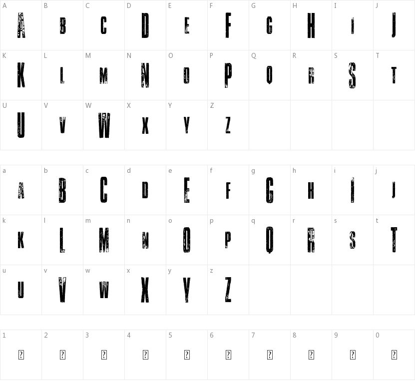 Vtks Classicuda的字符映射图