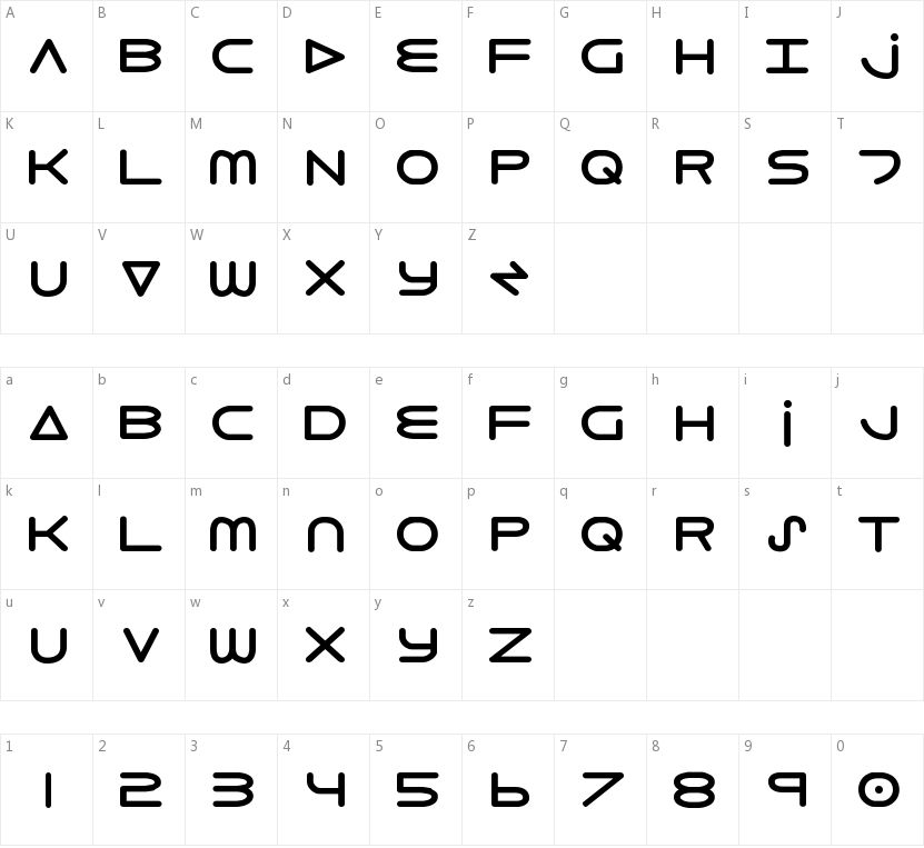 8th Element的字符映射图