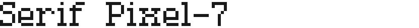 Serif Pixel-7的封面图