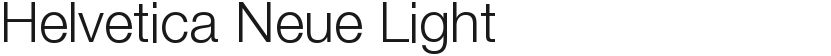 Helvetica Neue Light的封面图