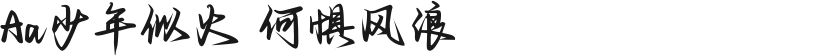 Aa少年似火 何惧风浪的封面图