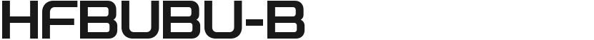 HFBUBU-B的封面图