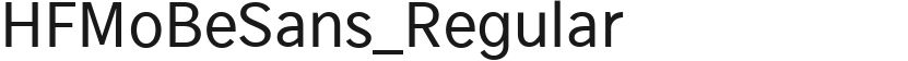 HFMoBeSans_Regular的封面图