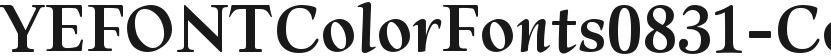 YEFONTColorFonts0831-Color1的预览图