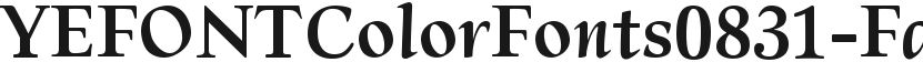 YEFONTColorFonts0831-Fallback的封面图