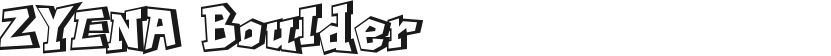 ZYENA Boulder的封面图