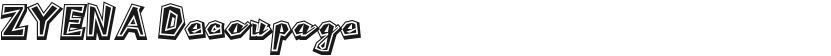 ZYENA Decoupage的封面图