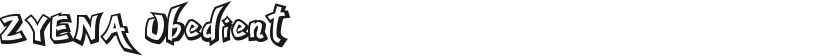 ZYENA Obedient的封面图