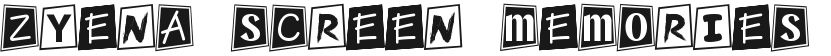 ZYENA Screen Memories的封面图