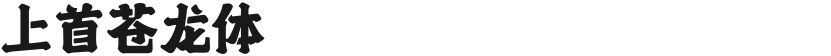 上首苍龙体的封面图