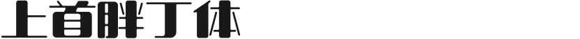 上首胖丁体的封面图