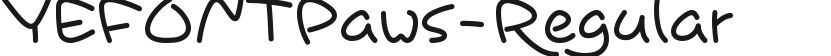 YEFONTPaws-Regular的封面图
