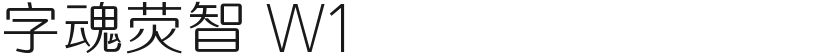字魂荧智 W1的封面图